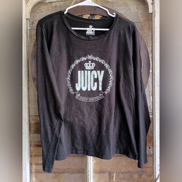 Juicy Couture Tops - Juicy Couture Black Long Sleeve Top_XXL